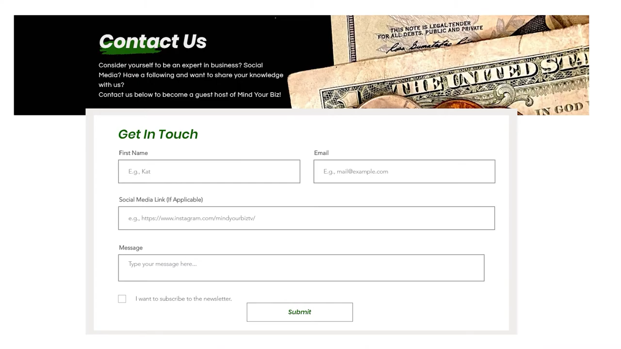 Business Website